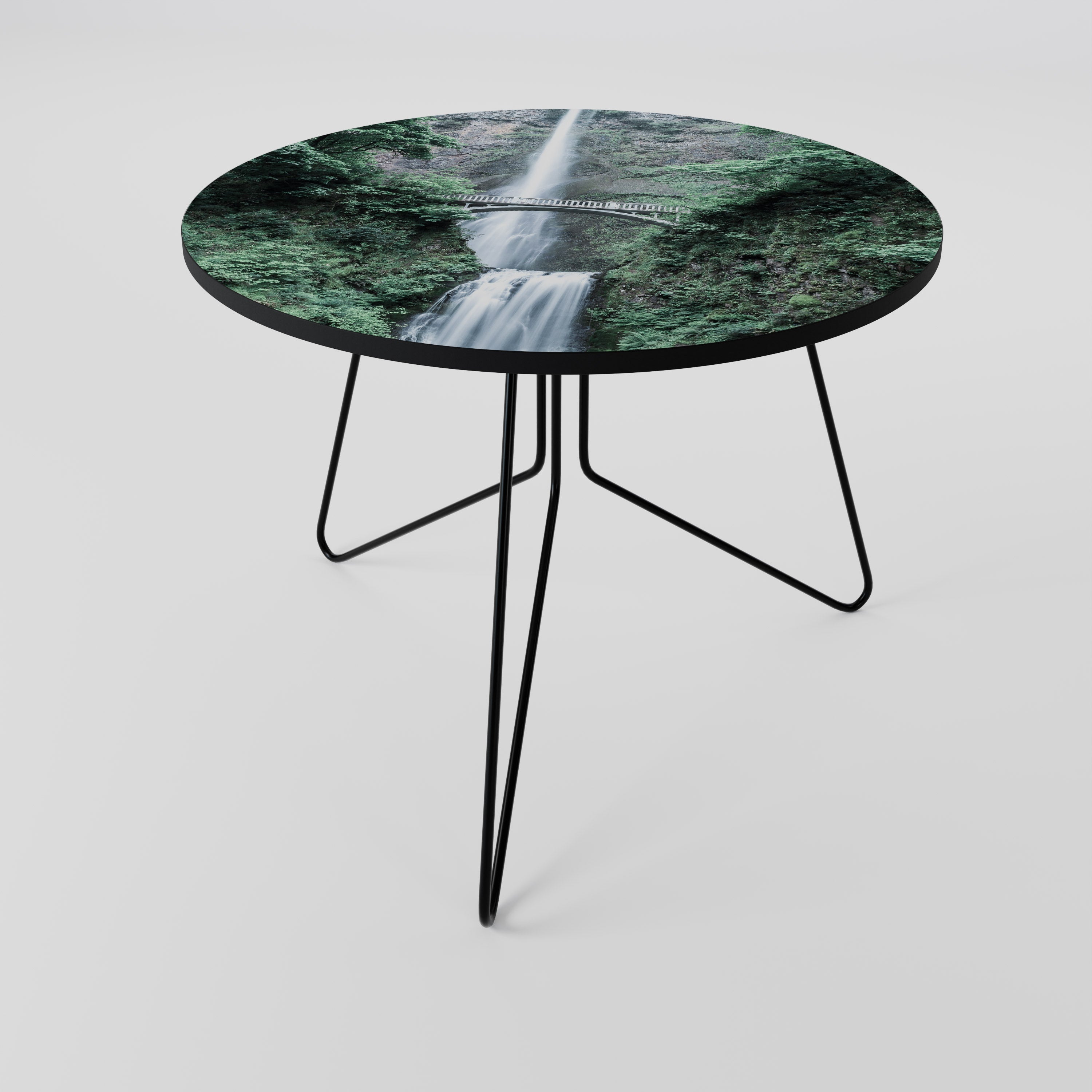 MYSTICAL WATERSCAPE BRIDGE Coffee Table