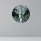 MYSTICAL WATERSCAPE BRIDGE Round Wall Art