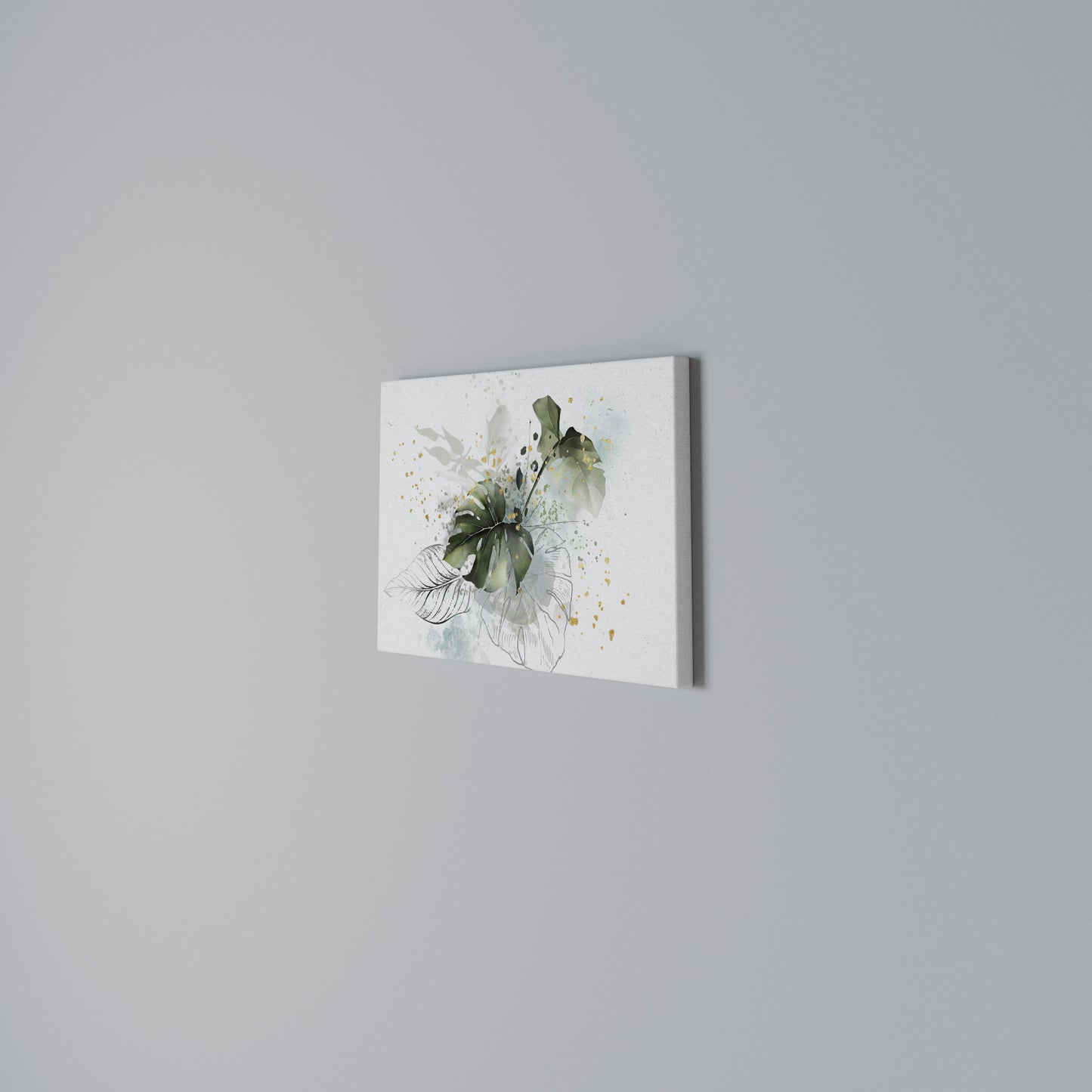 VIVID LEAF SYMPHONY Horizontal Canvas Print