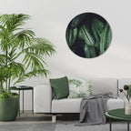LUSH DROPLET DANCE Round Wall Art