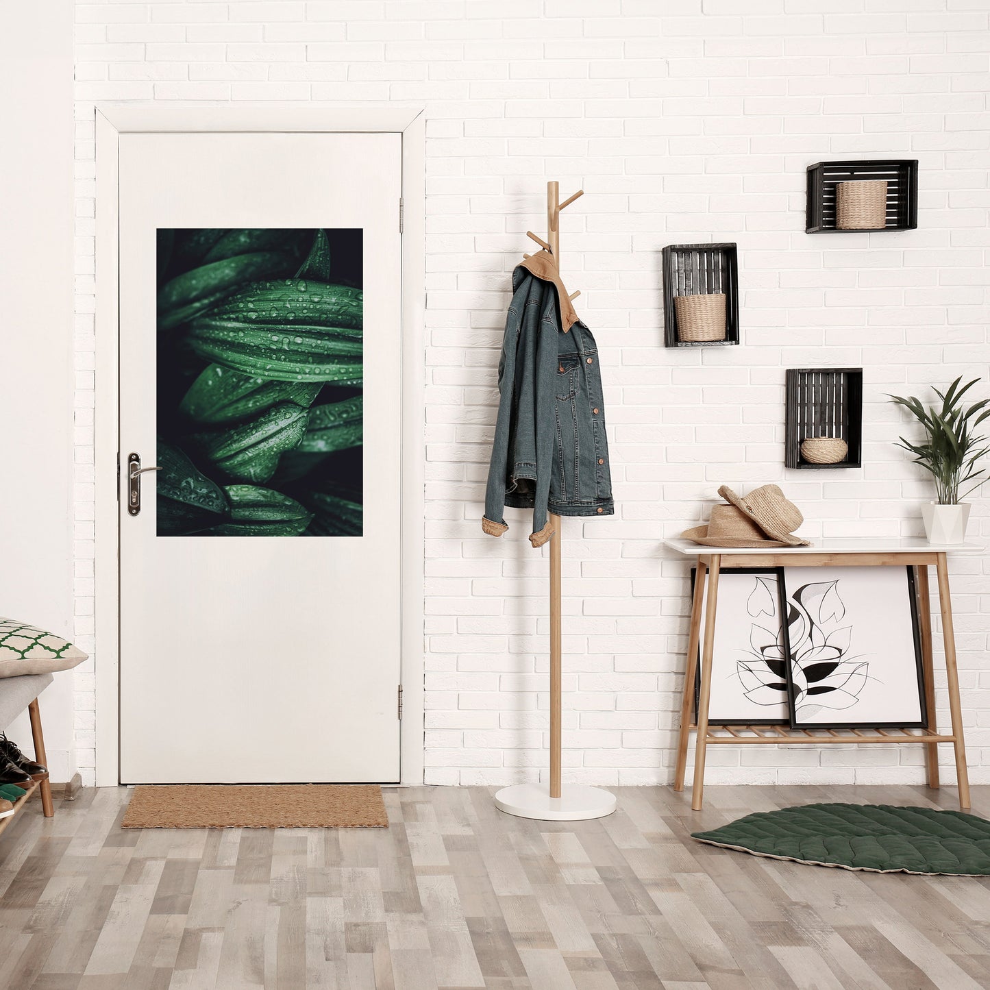 LUSH DROPLET DANCE Vertikal affisch med självhäftande motiv