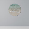 SERENITY BY THE SHORE Round Wall Art