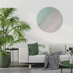 COASTAL CALM ARTISTRY Round Wall Art