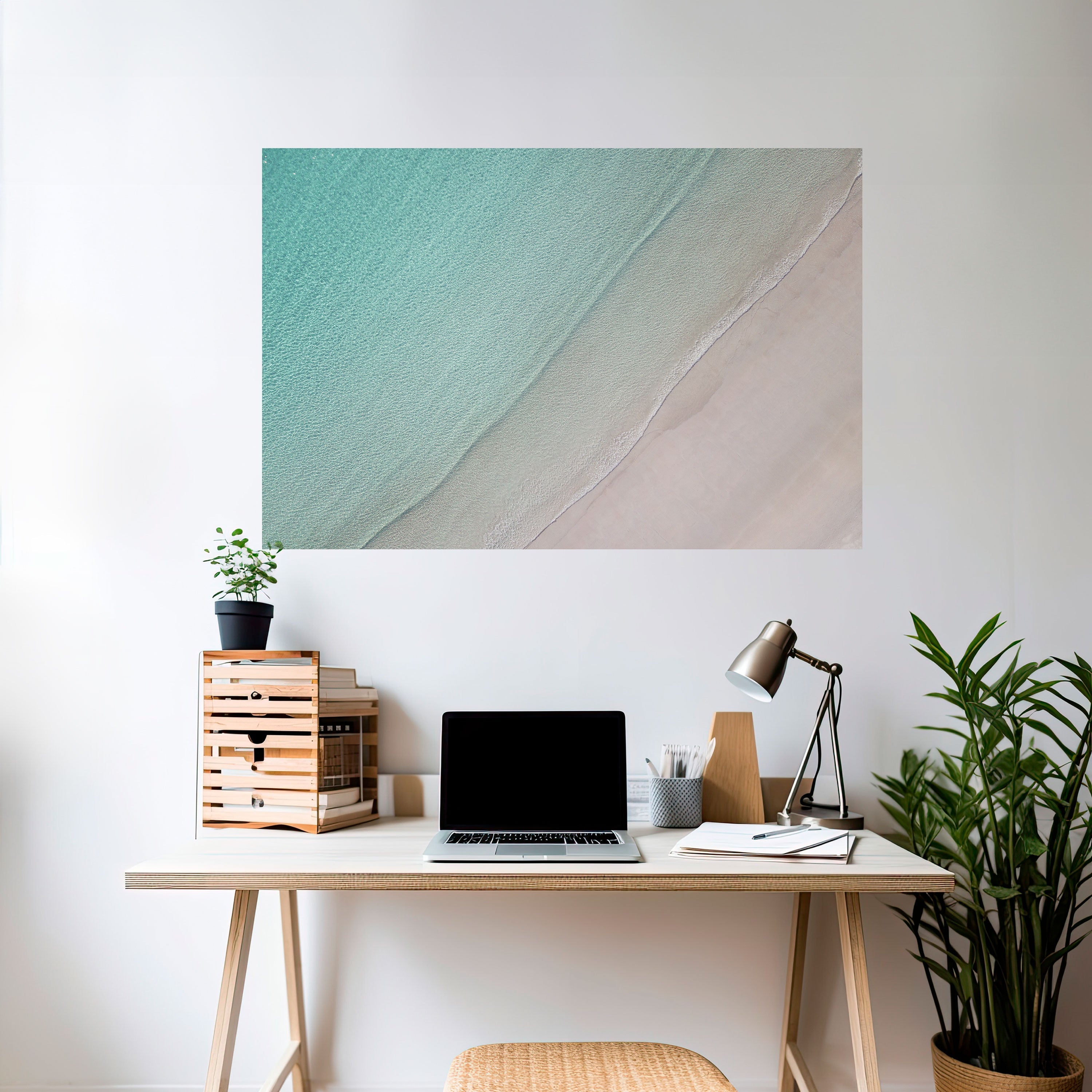 KUSTLAGNA ARTISTRY Horisontell poster med självhäftande text
