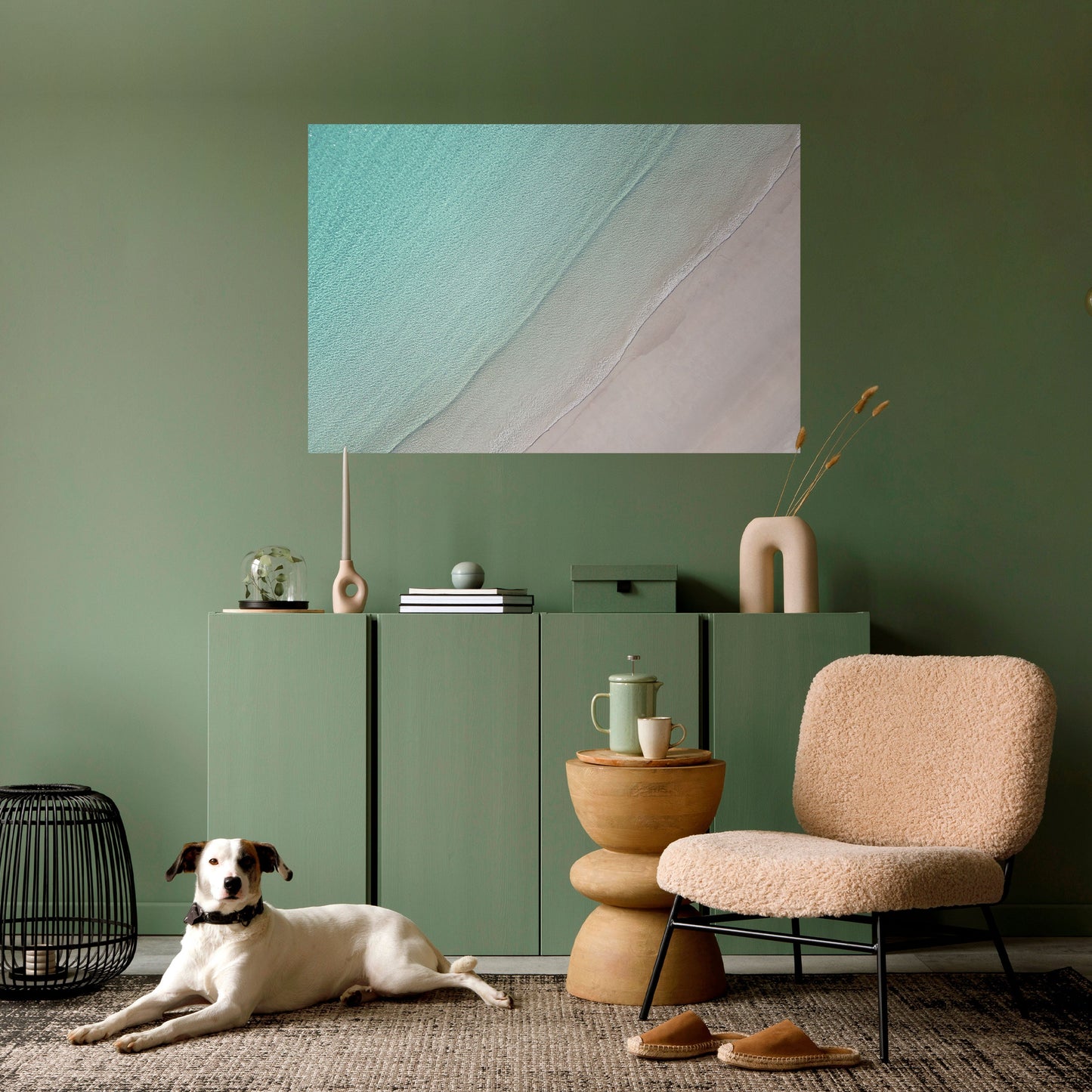 KUSTLAGNA ARTISTRY Horisontell poster med självhäftande text
