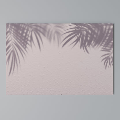 PALM SHADOWS DANCE Horizontal Canvas Print