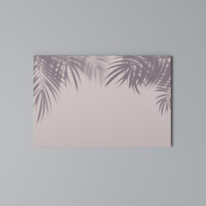 PALM SHADOWS DANCE Horizontal Canvas Print