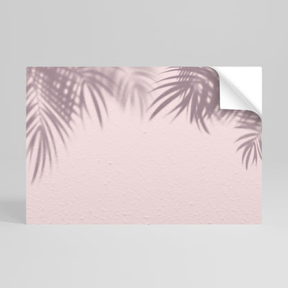 PALM SHADOWS DANCE Horisontell affisch med självhäftande motiv