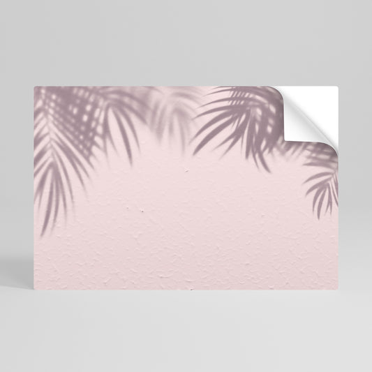 PALM SHADOWS DANCE Horisontell affisch med självhäftande motiv