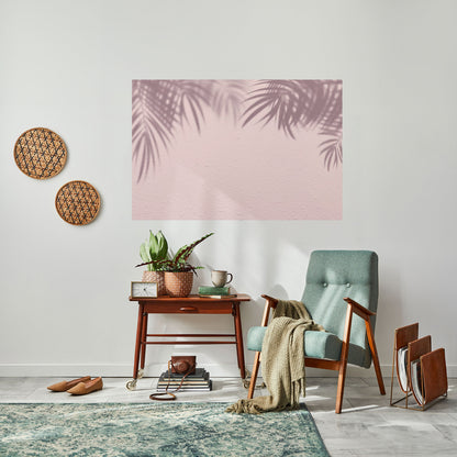PALM SHADOWS DANCE Horisontell affisch med självhäftande motiv