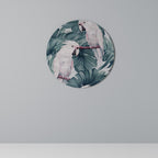 POPINJAY LOOK Round Wall Art