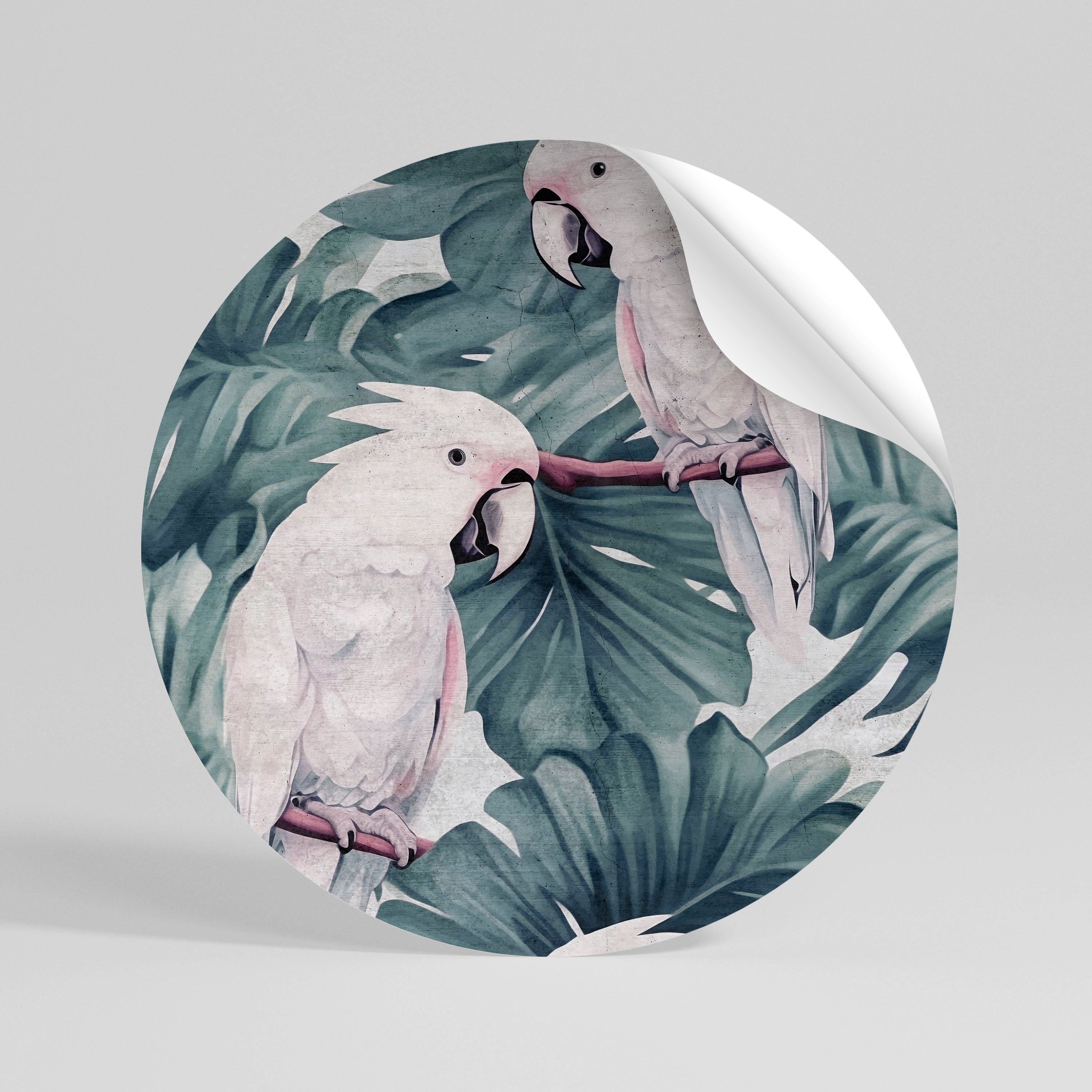 POPINJAY LOOK Rund väggdekal