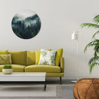 MYSTICAL FOREST WHISPERS Round Wall Art