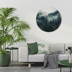 MYSTICAL FOREST WHISPERS Round Wall Art