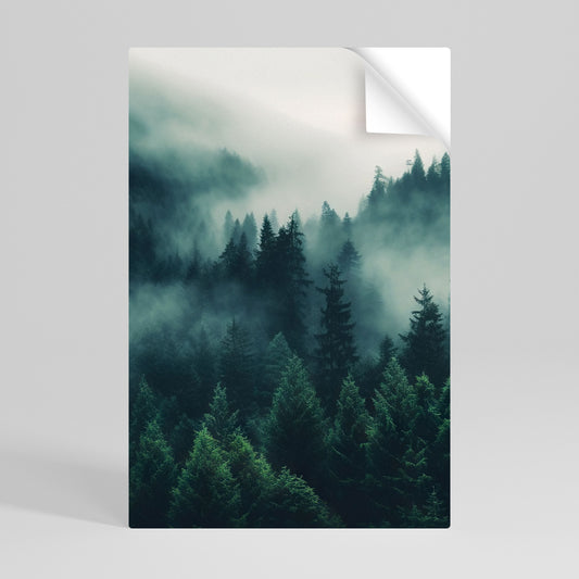 MYSTICAL FOREST WHISPERS Självhäftande Vertikal Poster