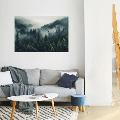 MYSTICAL FOREST WHISPERS Peel and Stick Horizontal Poster