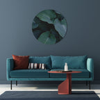 ENCHANTED FOLIAGE DANCE Round Wall Art