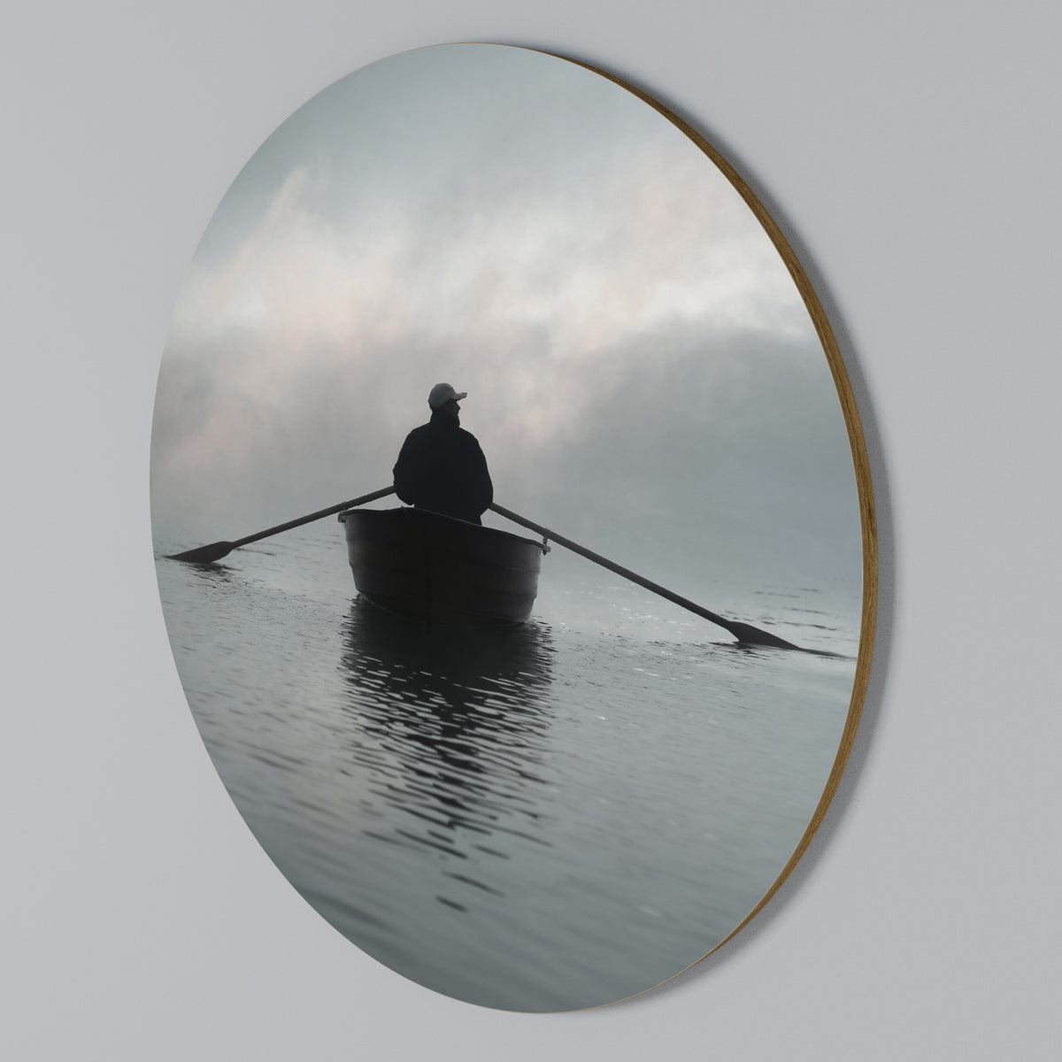 SAIL INTO THE UNKNOWN Rund väggdekor