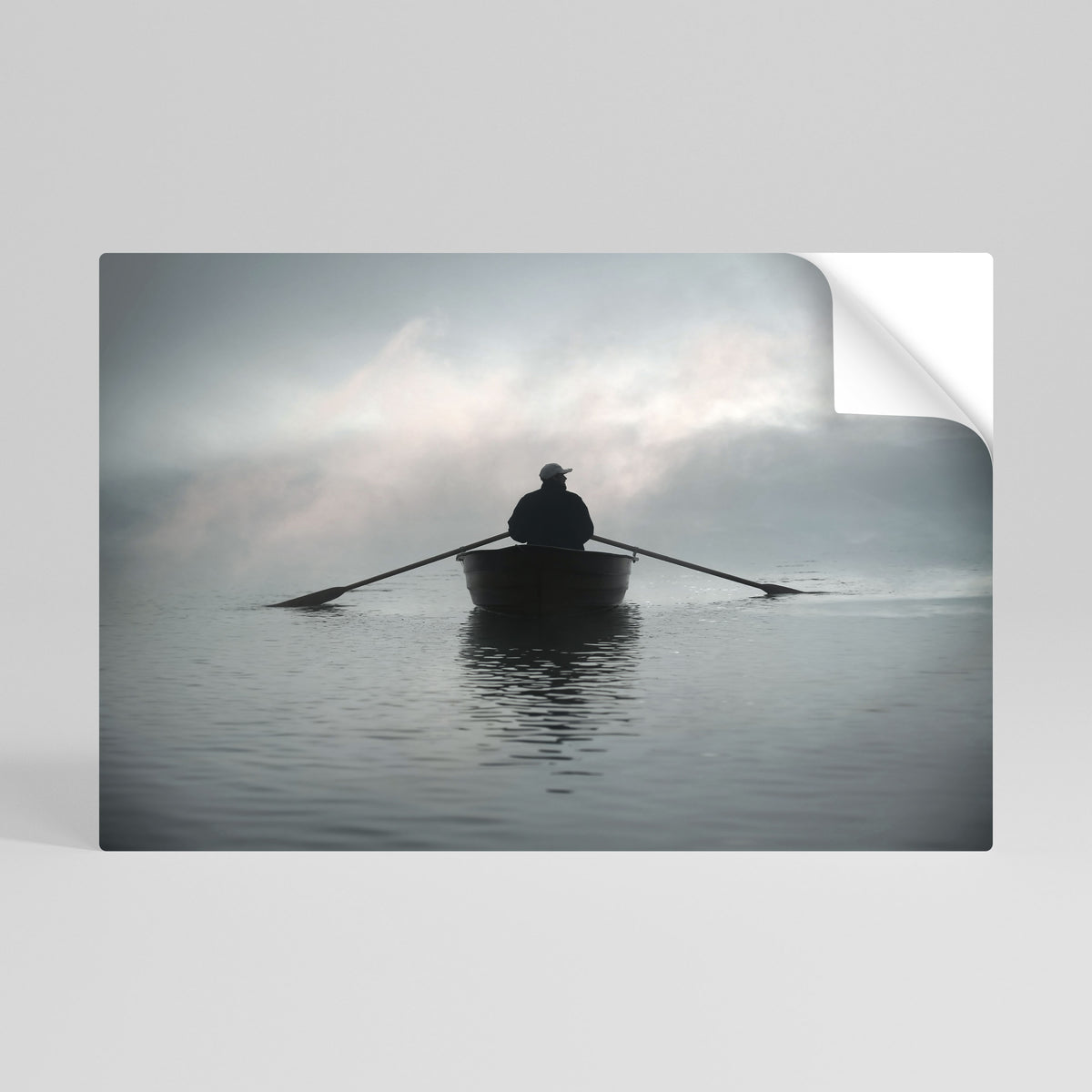 SAIL INTO THE UNKNOWN Självhäftande Horisontell Poster
