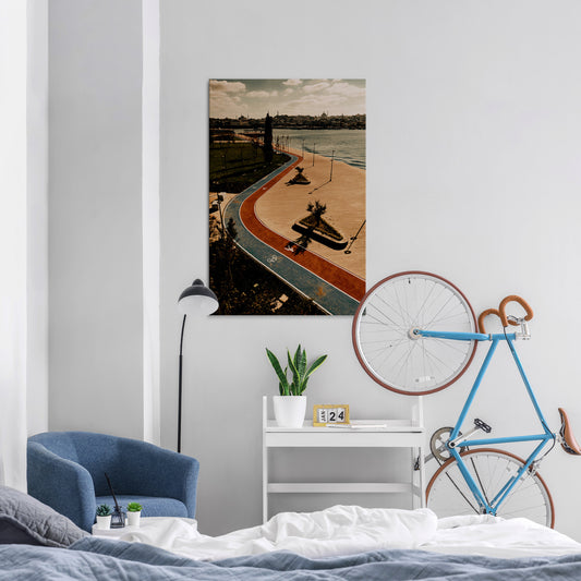 COLORS OF EXPLORATION Vertical Canvas Print