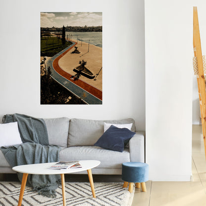 UTFORSKNINGENS FÄRGER Vertikal poster med självhäftande papper