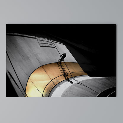 ORANGE ARC AMBIENCE Horizontal Canvas Print
