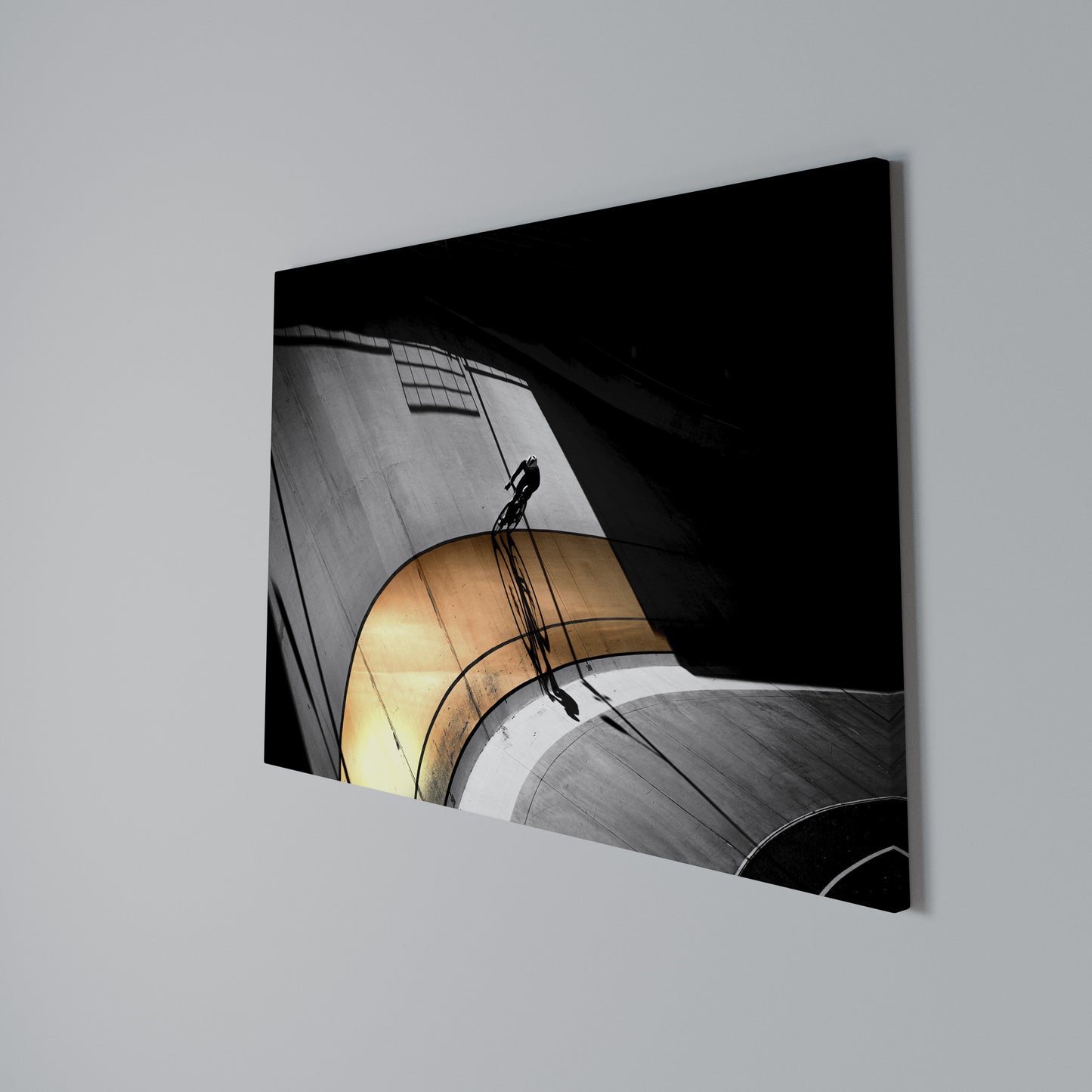 ORANGE ARC AMBIENCE Horizontal Canvas Print