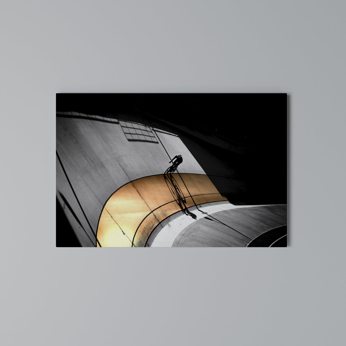 ORANGE ARC AMBIENCE Horizontal Canvas Print