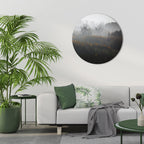 AUTUMNAL HAZE Round Wall Art