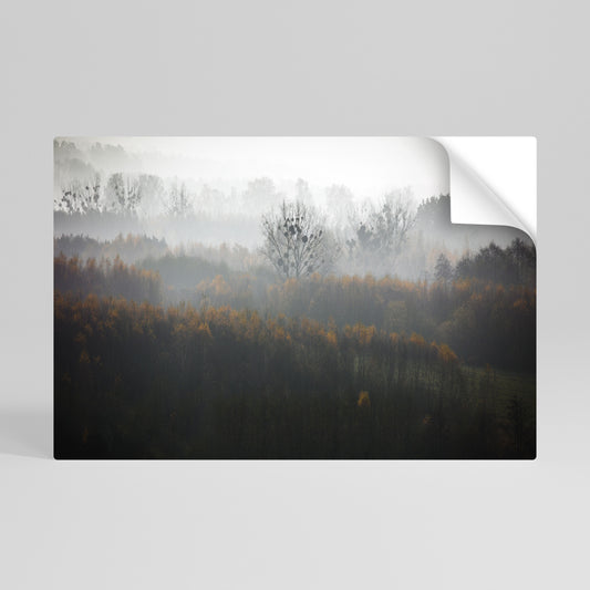 AUTUMNAL HAZE Självhäftande Horisontell Poster