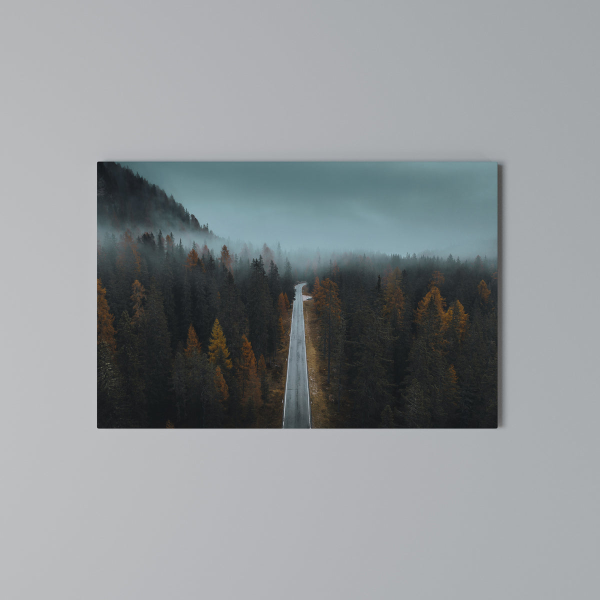 SERENE ROADWAY ESCAPE Horizontal Canvas Print