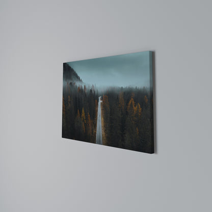 SERENE ROADWAY ESCAPE Horizontal Canvas Print