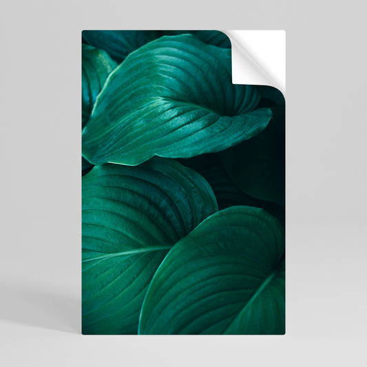 Subtila botaniska nyanser, vertikal poster med självhäftande text