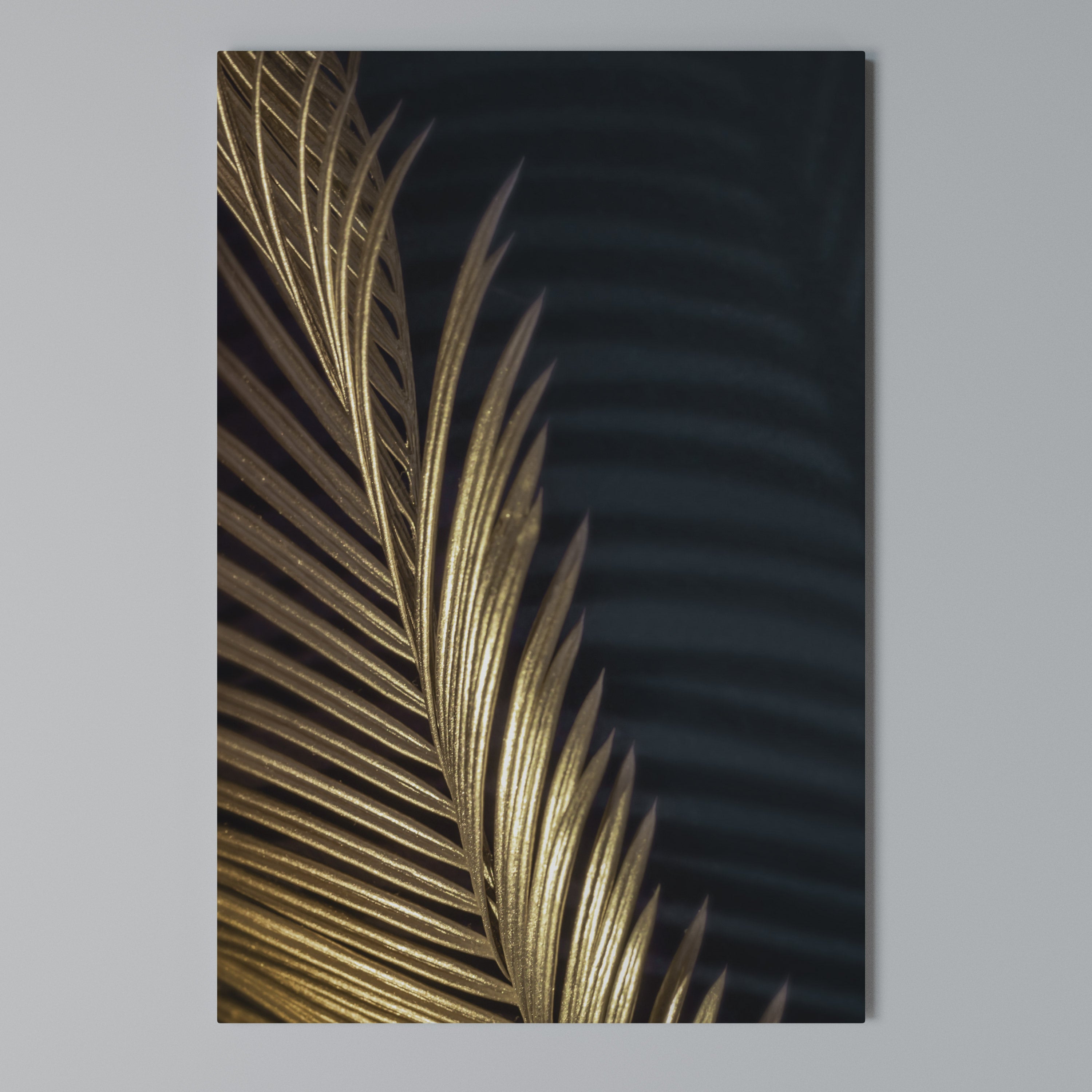 LUXE LEAF DANCE Vertical Canvas Print