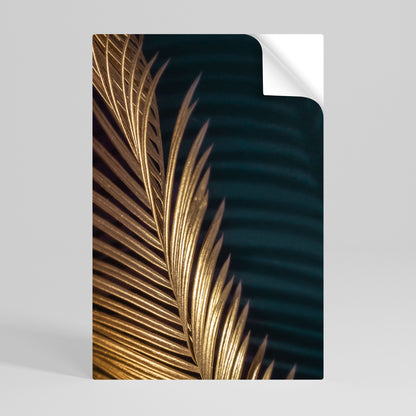LUXE LEAF DANCE Vertikal poster med självhäftande text
