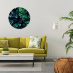 DEEP JUNGLE SERENADE Round Wall Art