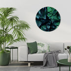 DEEP JUNGLE SERENADE Round Wall Art