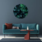 DEEP JUNGLE SERENADE Round Wall Art