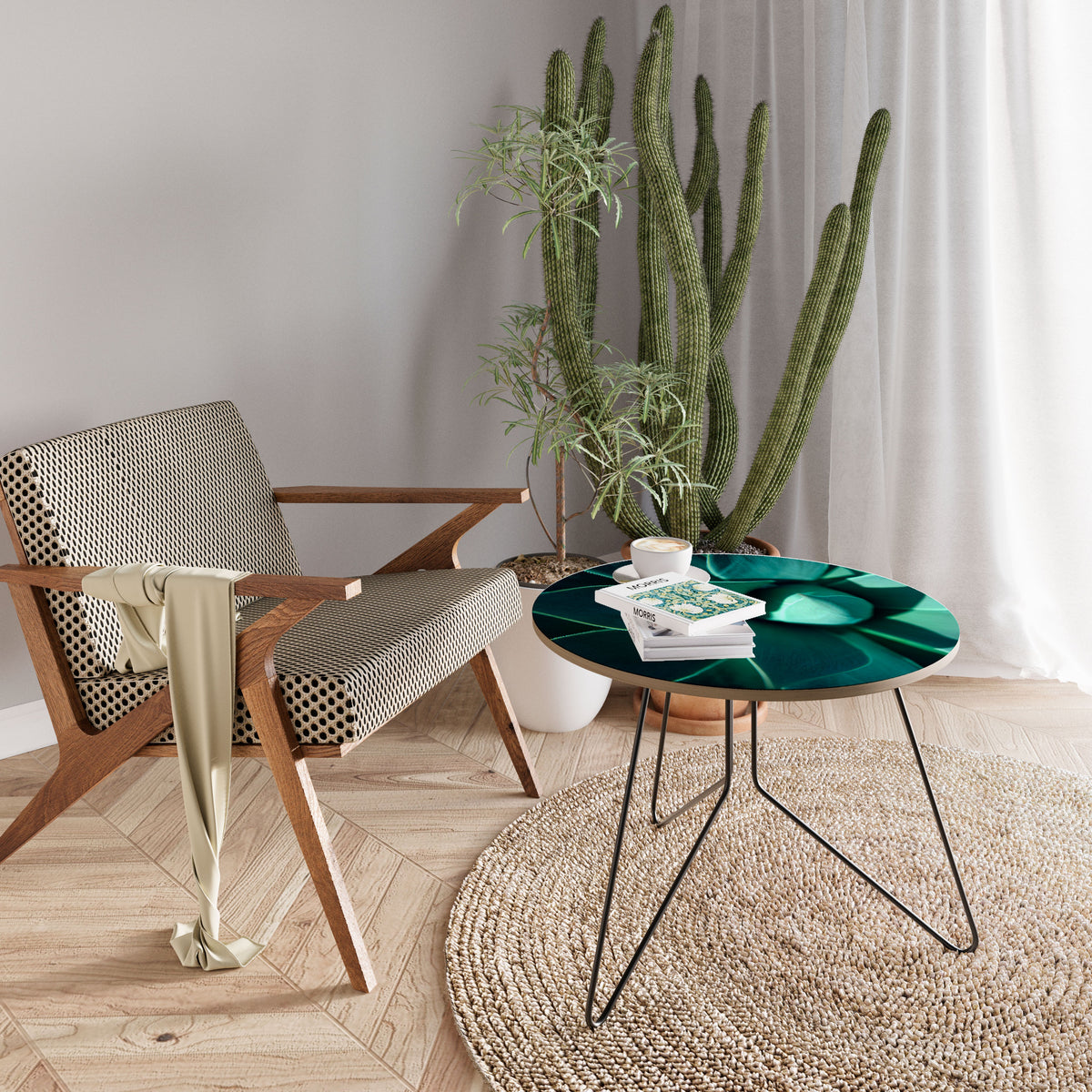 MYSTICAL GREEN WHORL Coffee Table