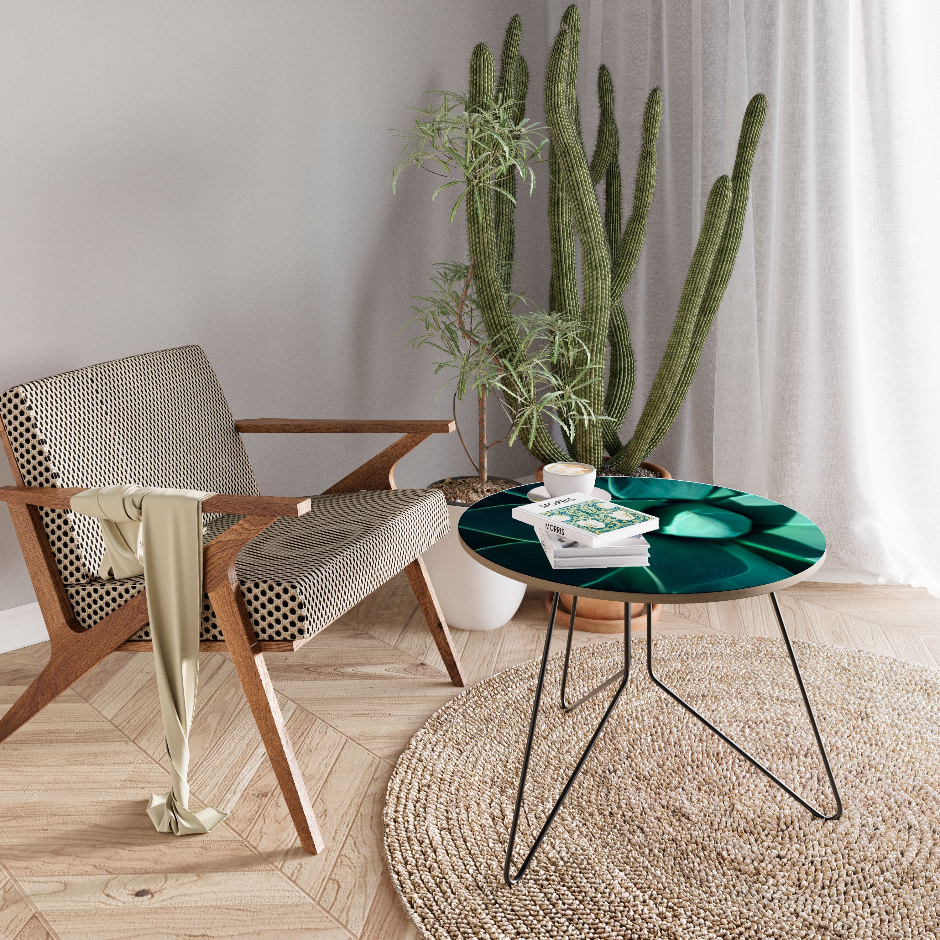 MYSTICAL GREEN WHORL Coffee Table