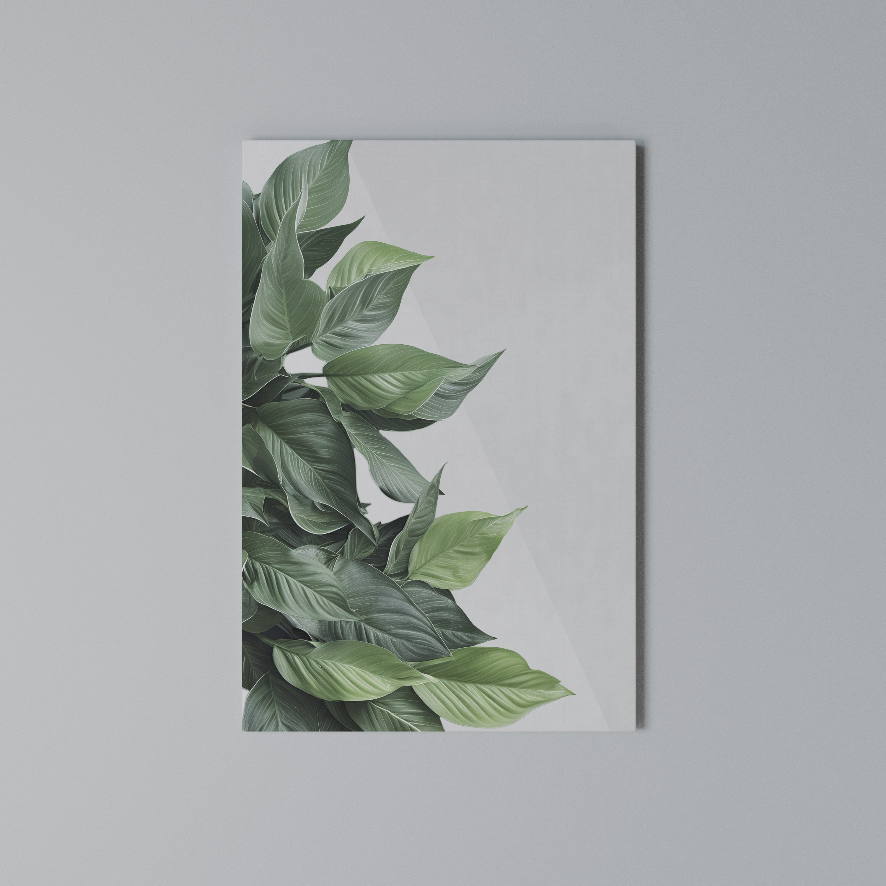 LUSH LEAFY WHIMSY Vertical Canvas Print