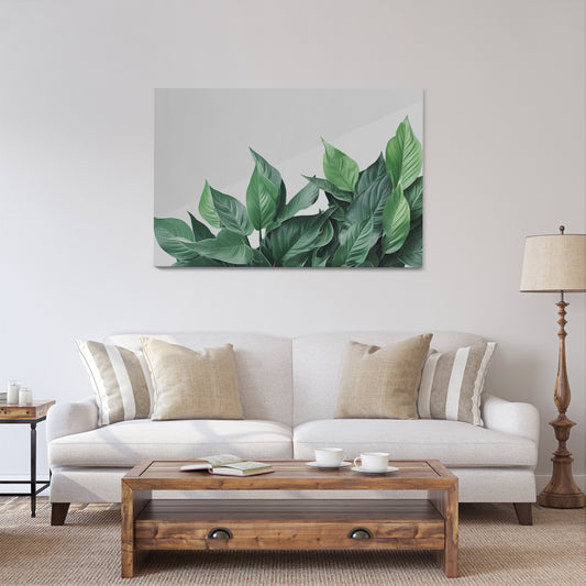 LUSH LEAFY WHIMSY Horizontal Canvas Print