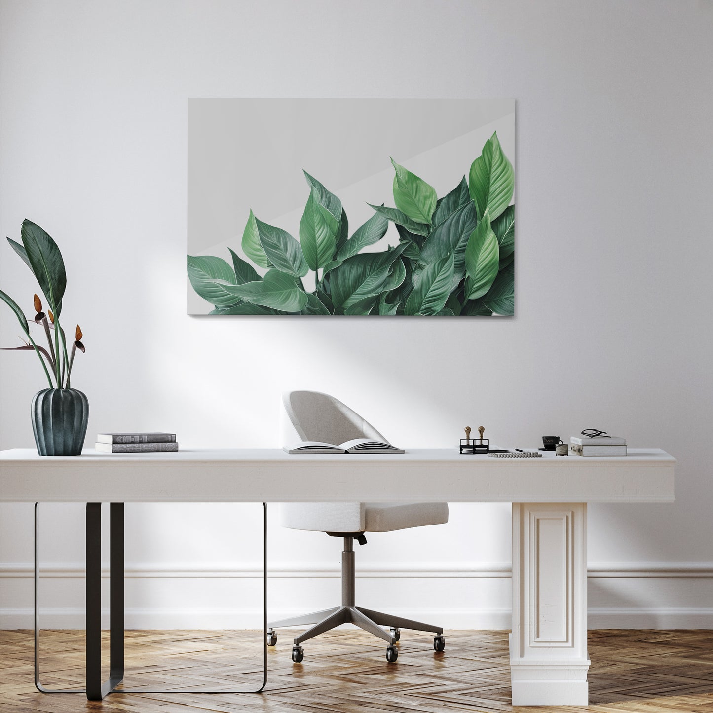 LUSH LEAFY WHIMSY Horizontal Canvas Print