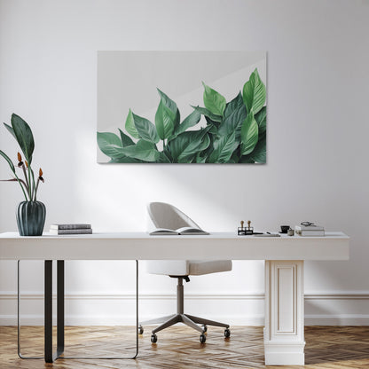 LUSH LEAFY WHIMSY Horizontal Canvas Print
