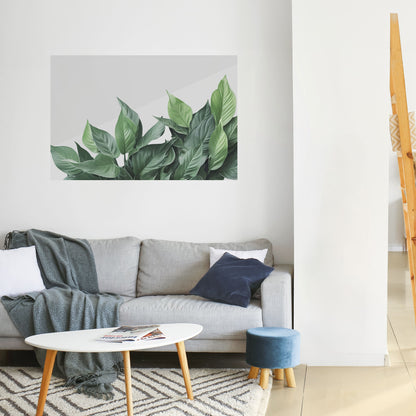 LUSH LEAFY WHIMSY Peel and Stick Horizontal Poster