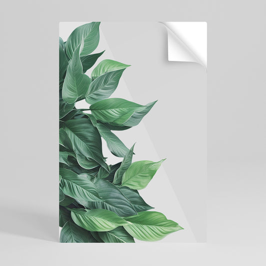 LUSH LEAFY WHIMSY Vertikal affisch med självhäftande tryck