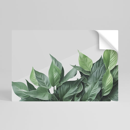LUSH LEAFY WHIMSY Peel and Stick Horizontal Poster