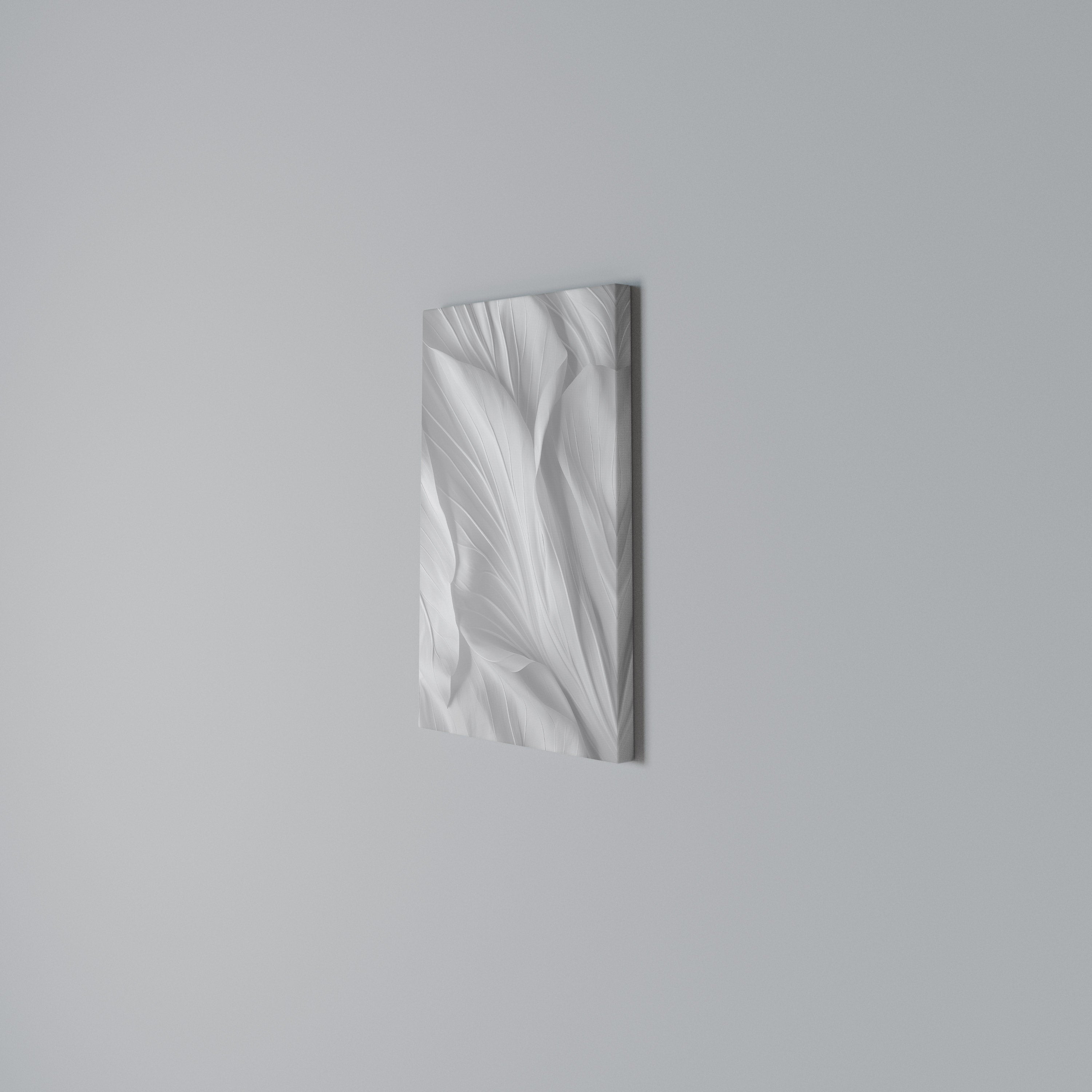 SILKEN SERENITY Vertical Canvas Print