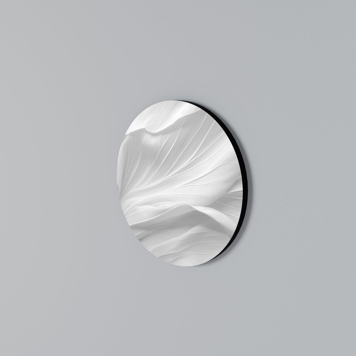 SILKEN SERENITY Rund väggdekor