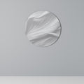 SILKEN SERENITY Round Wall Art